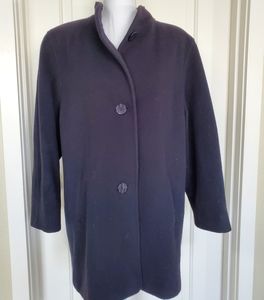 Vintage Women's Navy Wool Pea Coat